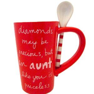 Aunt mug by Sandra Magsamen, "Diamonds may be Precious,but an Aunt like Priceles